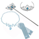 VOGUEON Mädchen Aschenputtel Prinzessin Halloween Party Kostüm Kurzarm Blau Fancy Ballkleid Kinder Fancy Geburtstag Kleidung Kittel