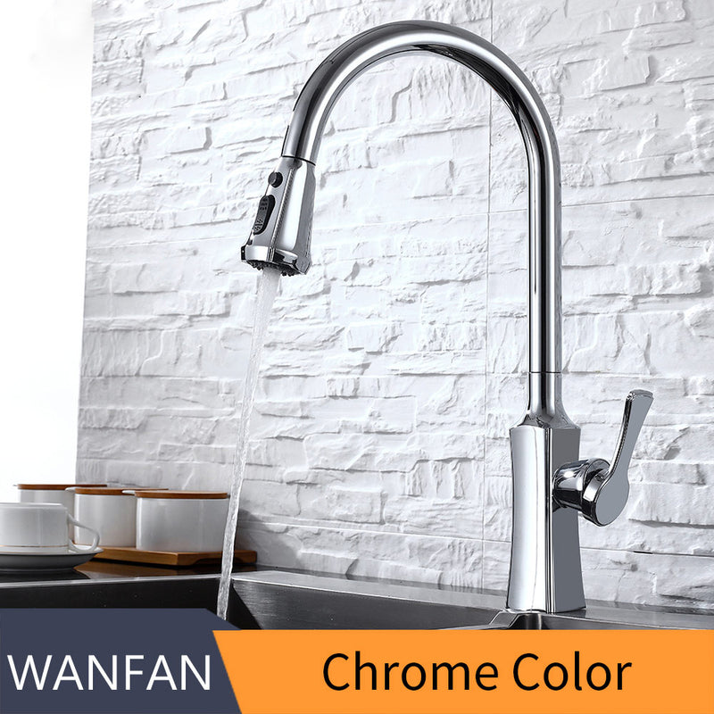Kitchen Faucets Chrome Torneira Para Cozinha De Parede Crane For Kitchen Water Mixer Tap Black Sink Mixer Faucet 866388