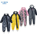 Mono infantil para niñas, mono impermeable para niñas, pantalones de lluvia de PU, impermeable para niños, ropa impermeable con capucha para bebés, ropa para niños y niñas