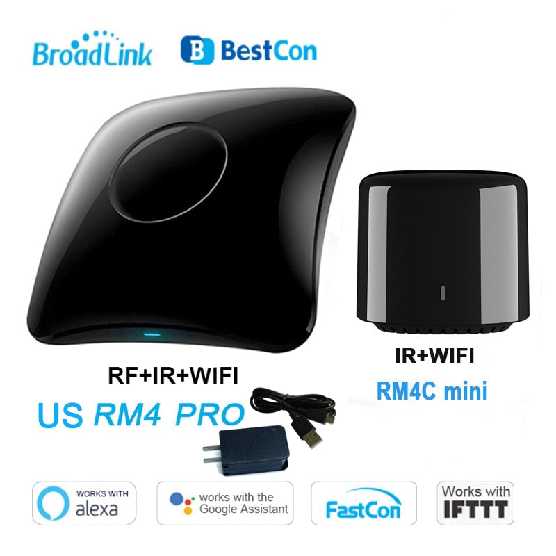 Broadlink RM4 Pro BestCon Rm4c Mini Wi-Fi Smart Control remoto universal de voz con Google Home y Alexa Smart Home HUB