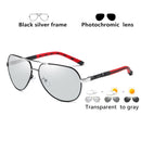 Aviation Discoloration Driving Photochromic Sunglasses Men Polarized Chameleon Day Night Vision UV400 Women gafas de sol hombre