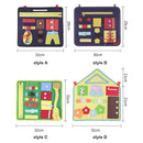 Kids Montessori Toys Baby Busy Board Buckle Training Essential Educational Sensory Board For Toddlers Ntelligence Developing