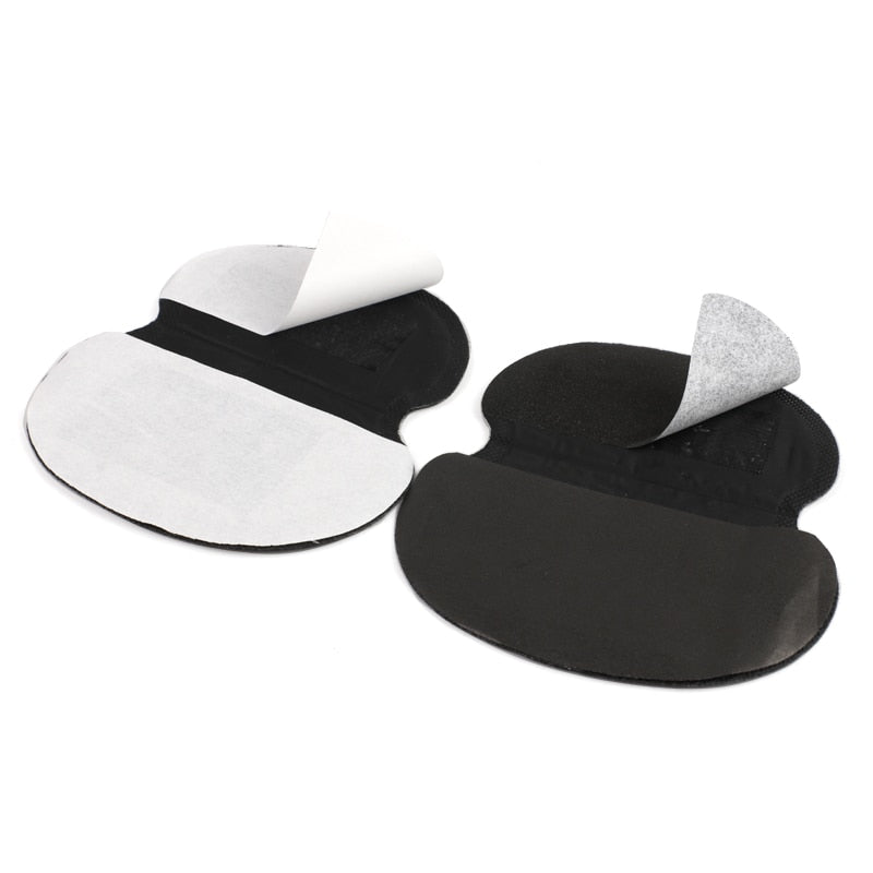 200Pcs  (100Pairs) Disposable Anti Sweat Pads Black Armpits Sweat Stickers Underarm Sweat Absorbing Cotton for Armpits Linings