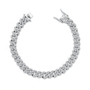 TOPGRILLZ New 8mm Fashion Miami Cuban Bracelet Full Iced Out Cubic Zirconia Bracelet Hip Hop Rapper Jewelry Ladies Bracelet Gift