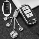 Leather+TPU Car Key Cover Case For Volkswagen VW POLO Tiguan Passat B5 B6 B7 Golf EOS Scirocco Jetta MK6 Octavia Accessories