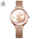 Shengke Crystal Women Watch Luxury Brand Ladies&