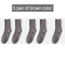 2021 Autumn Winter New High Quality Organic Cotton Harajuku Happy Men Socks Compression Sock Men's Business Dress Long Sock Gift