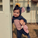 MILANCEL, ropa de otoño para bebé, manta de ratón para recién nacido, pijama bonito para niño pequeño, pelele infantil con capucha a la moda