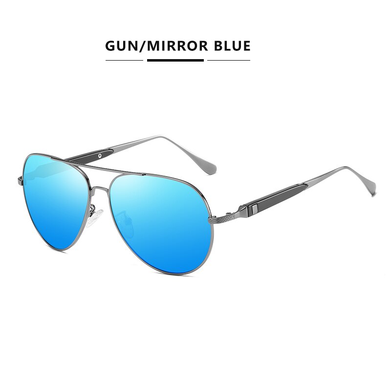 CoolPandas Top Brand Pilot Sonnenbrille Herren Polarisierte Sonnenbrille für Herren 2020 Anti-Glare Driving Oculos lunettes de soleil homme