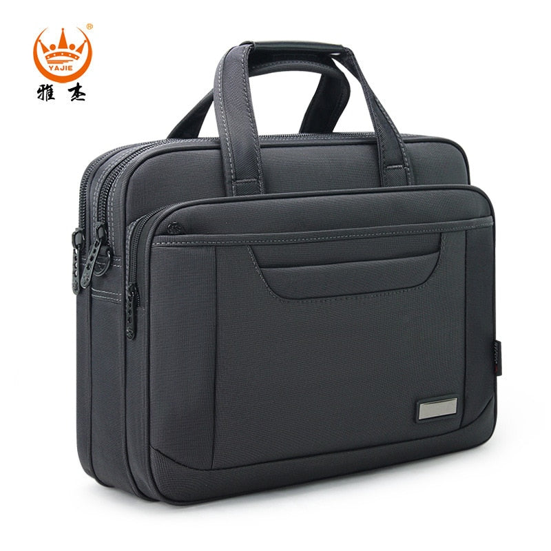 Bolsos para ordenador portátil para hombre, bolso de un solo hombro de gran capacidad, maletín de negocios a la moda para hombre, marca de 15 "para HP, DELL, Lenovo, Apple, Acer, Asus