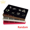 Bracelet Tray 4 Grids Jewelry Display Box Jewelry Pillow Display Prop Watches Bracelet Showcase Watch Tray