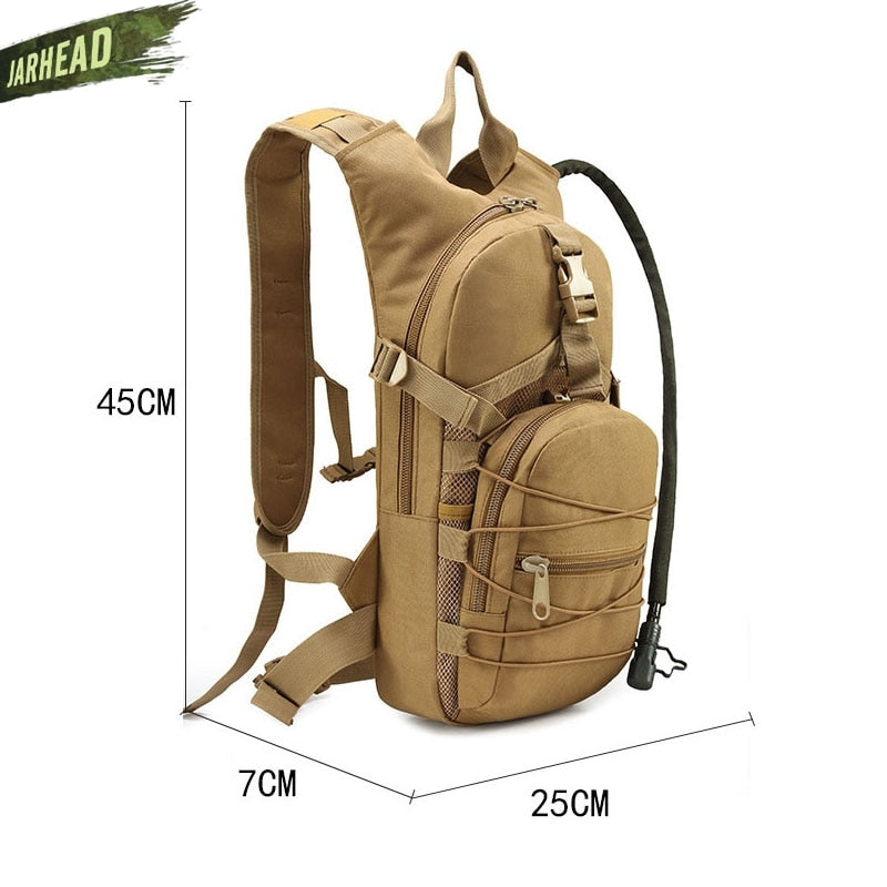 Mochila de hidratación militar Asalto táctico Senderismo al aire libre Caza Escalada Equitación Bolsa militar Ciclismo Mochila Bolsa de agua