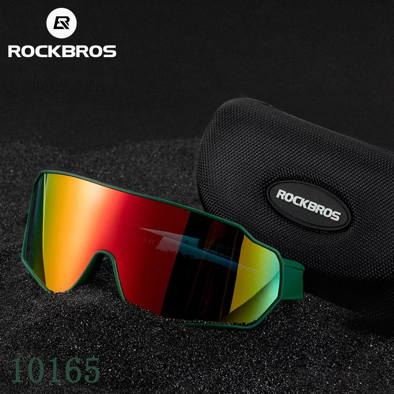 Gafas de ciclismo polarizadas ROCKBROS, gafas transparentes para bicicleta, gafas UV400 para deportes al aire libre, gafas de sol para hombres y mujeres, gafas de sol para ciclismo