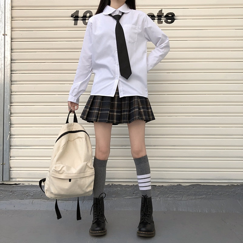 Moda japonesa College jk cárdigan holgado con cuello en V 2022 nuevo suéter femenino ropa exterior JK suéter abrigo uniforme escolar japonés