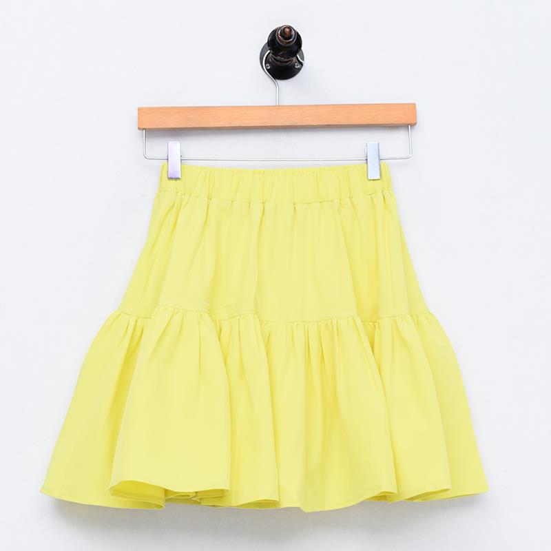 2023 Summer Sexy Korean style Ruffles Skirt fashion Women Mini Skirt High Waist Girls sweet cotton linen Skirt black white