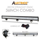 Auxtings 12&#39;&#39; 22&#39;&#39; 20inch 12V 24V offroad led light bar Spot Flood Combo 20&#39;&#39; 126W led Work Light for Jeep Car 4WD Truck SUV ATV