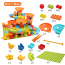 Big Size Assembly Blocks Marble Race Run Maze Ball Building Blocks Funnel Slide Building Bricks Toys For Children Kid Gifts