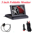 4.3&#39;&#39; HD Foldable Car Rear View Monitor Reversing LCD TFT Display Night Vision Backup Rearview Camera PAIL/NTSC for Vehicle