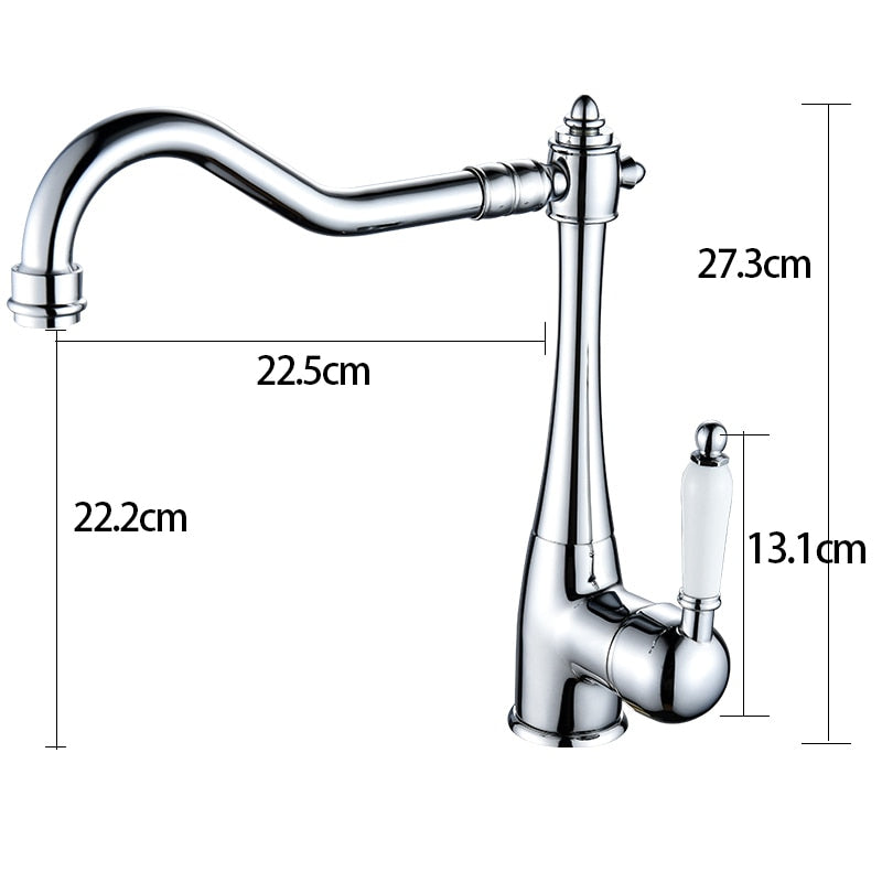 Kitchen Faucets Deck Mounted Mixer Tap 360 Degree Crane For Kitchen Faucet Rotation Spray Mixer Tap Torneira Cozinha Elk45