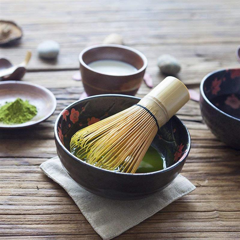 3PCS Japanese Tea Set Includes Matcha Bamboo Whisk Traditional Scoop &amp; Tea Spoon
