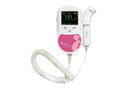 CONTEC Fetal Doppler  Heart Beat Monitor Backlight LCD Pink Colour with 2Mhz 3mhz 8Mhz Probe Baby Heart Beat Monitor Probe