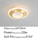 Modern Round / Square Ceiling Lights Led lamps Suitable for Aisle lights Fixtures Lustres Lampadari dero