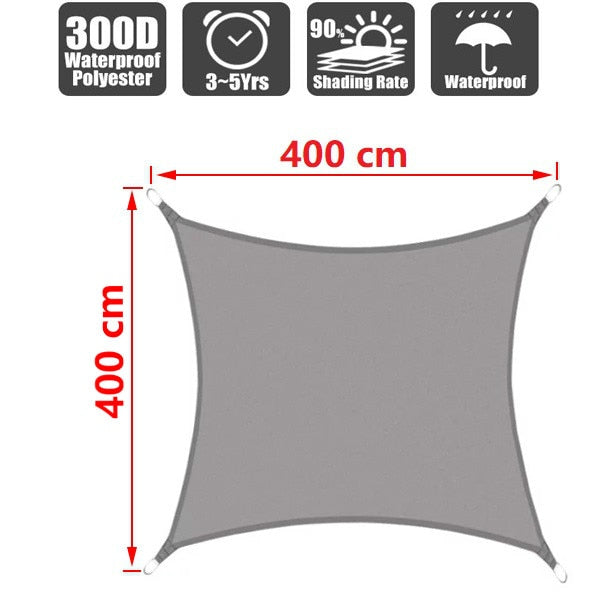 Waterproof SunShade Sail Outdoor Awnings For Garden Sun Shade Sail Beach Tent Camping Canopy Yard Sails Pool Partio  Sun-Shelter