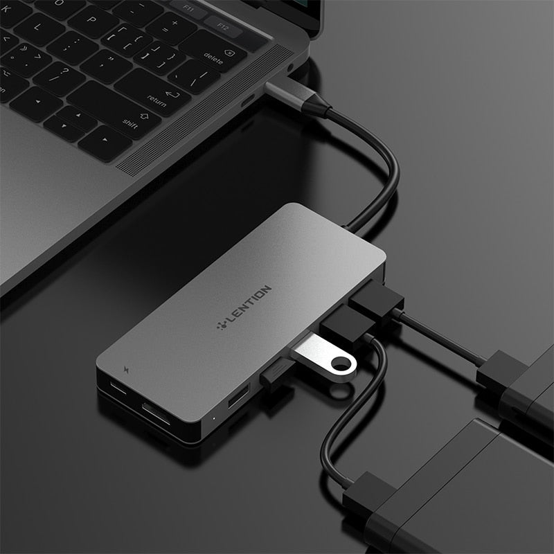 USB HUB to Multi USB 3.0 HDMI Adapter Dock for M1 MacBook Pro Air 13.3 Accessories USB-C Type C SD TF Splitter 11 Port USB C HUB