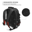 Bolsa de herramientas WORKPRO de 17 ", bolsas de almacenamiento, mochila impermeable con bolso, bolsas multifunción