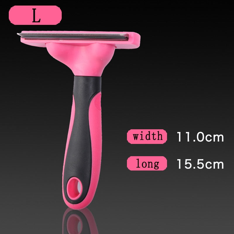 Hot Sale Comb For Cats Pet Hair Removal Comb Dog Short Medium Hair Brush Handle Beauty Brush Accessories Grooming Tool