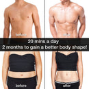 EMS Electric Muscle Stimulator Fitness Massage Abdominal Trainer Toner Body Slimming Massager Home Gym Equiment USB Rechargeable