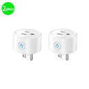 Smart Plug WiFi Mini Socket Smart Outlet, funktioniert mit Alexa und Google Home, kein Hub erforderlich, fernsteuern Sie Ihre Geräte