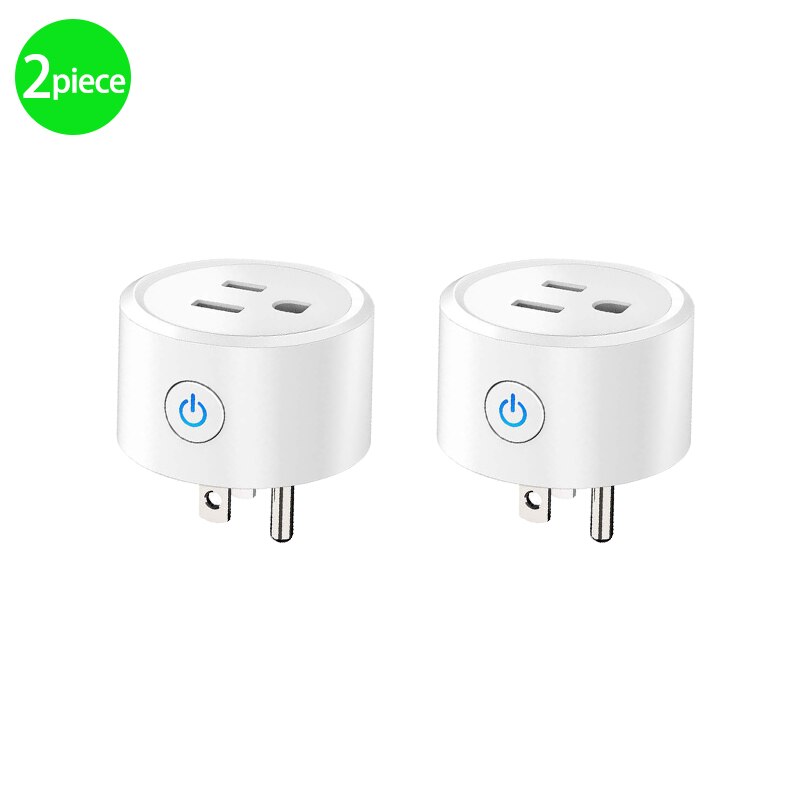 Smart Plug WiFi Mini Socket Smart Outlet, Work with Alexa and Google Home, No Hub Required, Remote Control your Devices