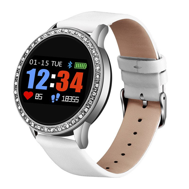 LIGE Fashion Damenuhr Sport Fitness Tracker für Android ios Herzfrequenz Blutdruckmessgerät Schrittzähler Wasserdichte Uhr Damen
