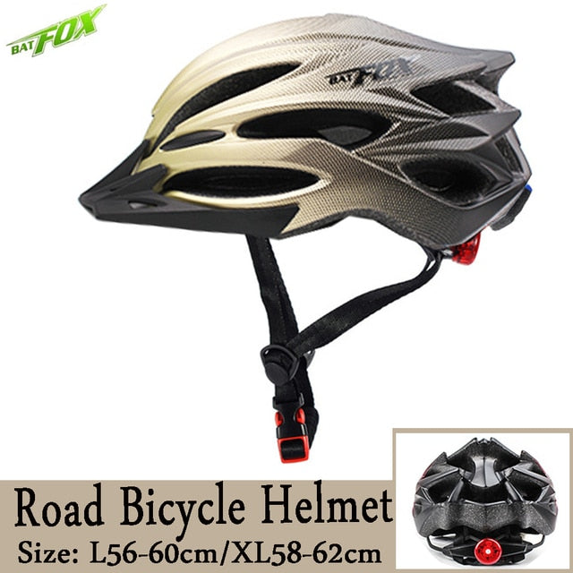 2022 New Batfox Fahrradhelm für Erwachsene Männer Frauen MTB Bike Mountain Road Radfahren Sicherheit Outdoor Sports Safty Helm