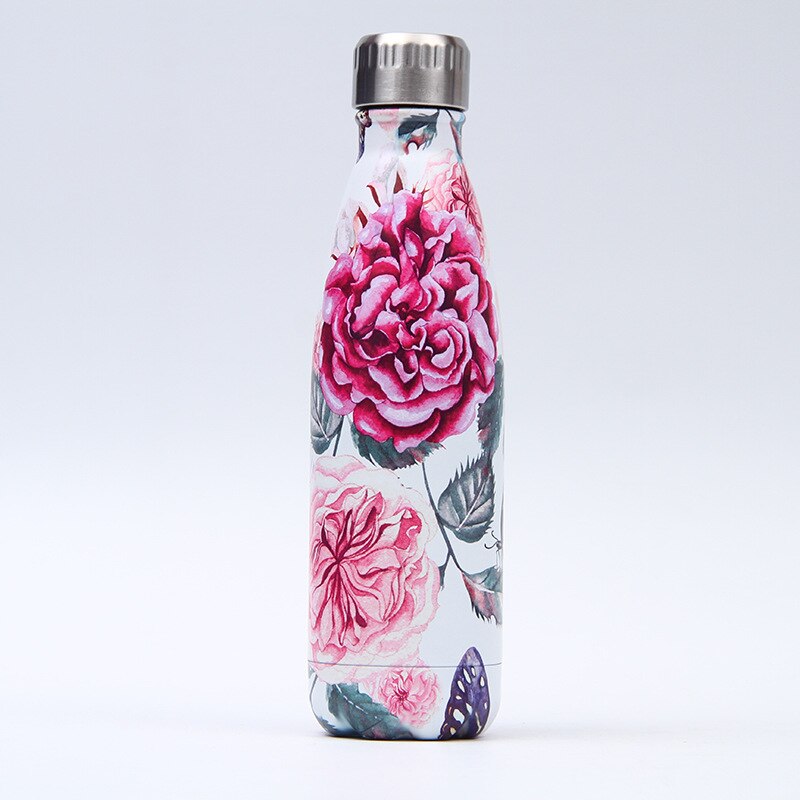 179-202 LOGO Custom Stainless Steel Water Bottle For Water Thermos Vacuum Insulated Cup DoubleWall Travel Drinkware Sports Flask