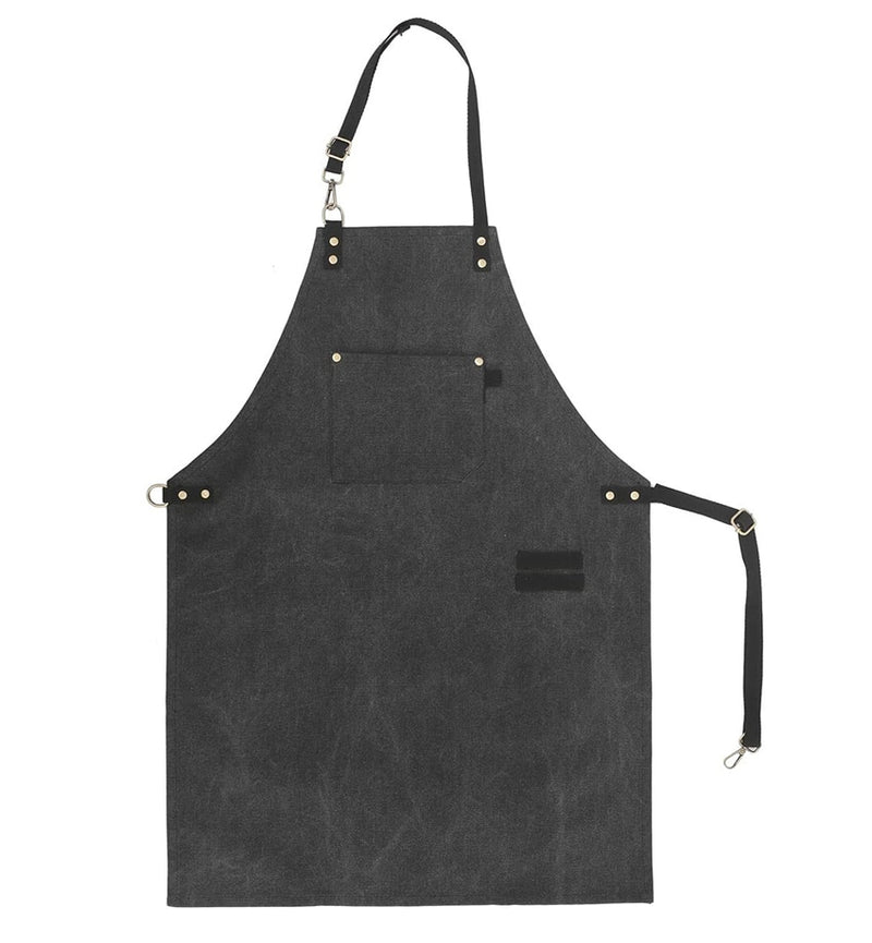 2021 New Thick Canvas Unisex Apron Bib Chef Kitchen Aprons for Women Men Coffee Shop Barber BBQ Bib working uniform