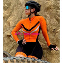 Frauen XAMA Pro Fahrradoverall Langarm Bike Skinsuit Bodysuit MTB Fahrradbekleidung Pullover Undefined