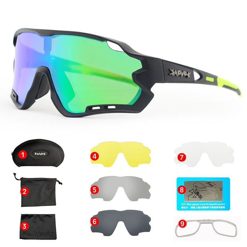 MTB Fahrradbrille Mann Frau Radfahren Sonnenbrille Uv400 Polarisierte Fahrradbrille Sport Racing Reitbrille Ciclismo 1 Linse