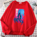 2022 Demon Slayer Japan Anime Men Hoody Autumn New Fashion Sweatshirt Harajuku Fleece Pullovers Personality Crewneck Men Hoodies