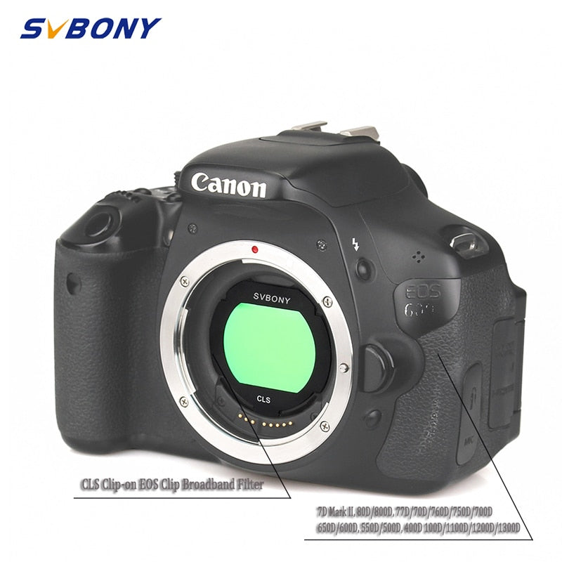 SVBONY Teleskopfilter CLS EOS-C Ansteckfilter kompatibel für Canon Broadband City Light Reduction Filter für CCD Kameras DSLR