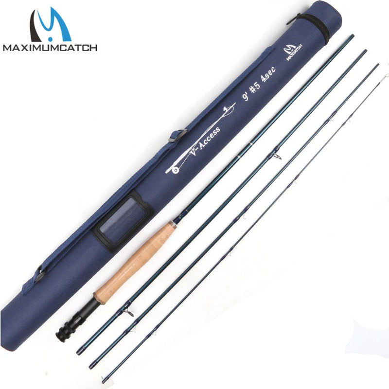 Maximumcatch 3/4/5/6/7/8/9/10/12 Fly Fishing Rod Fly Fishing Rod Fast Action With Cordura Tube Carbon Fly Rod