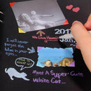 Photo Albums 80 Black Pages Memory Books A4 Craft Paper DIY Scrapbooking Picture Wedding Birthday Childrens Gift