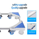 LVDIBAO Washing Machine Stand Multi-functional Movable Adjustable Base Mobile Roller for Washing Machine Dryer and Refrigerator