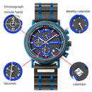 Bobo Bird Herrenuhren Armbanduhr für Herren Quarz Armbanduhren Male Chronograph Luminous Orologio Uomo Timepiece CustomGift
