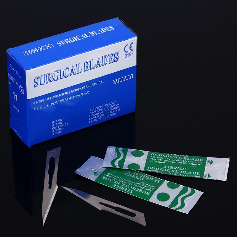 100pcs/Box Dental Surgical Scalpel Sterilized Blades