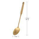 Gold cookware Stainless Steel Cooking tools spatula Shovels Turner Ladle Spoon Colander Filter Potato Mashers Kitchen Utensils