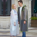 Nuevo diseño de calidad multifuncional impermeable reutilizable con capucha larga bicicleta mujeres impermeable hombres motocicleta gabardina