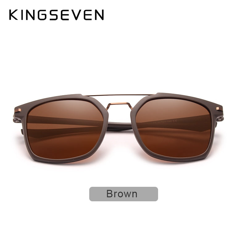 2020 KINGSEVEN TR90 Polarized Series Sunglasses Men Retro Driving Eyewear Sunglasses Goggles UV400 Gafas Oculos De Sol