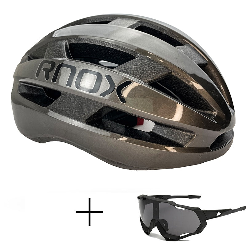 Rnox Aero bicicleta de seguridad ultraligero Casco de bicicleta de carretera rojo MTB Ciclismo Ciudad Casco al aire libre montaña deportes gorra Casco Ciclismo